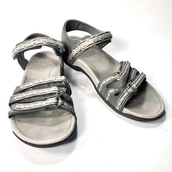 Viakix Napali: Breathable Waterproof Hiking Sandals Gray Tan 8 - Picture 1 of 16